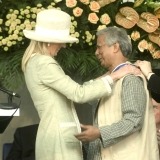 Muhammad Yunus en Prinses Maxima